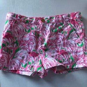Lulu Pulitzer flamingo print shorts